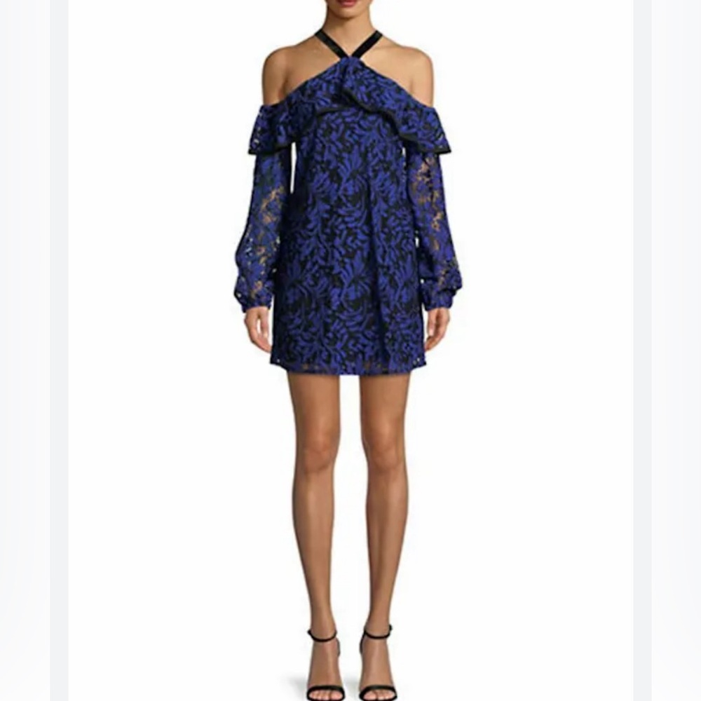 WAYF Off The Shoulder Lace Dress